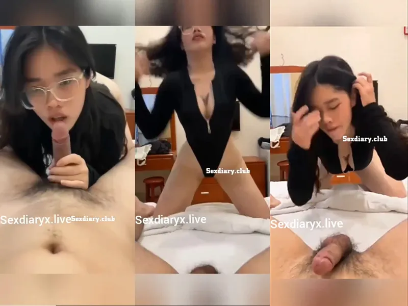Em rau vú ngon kính cận mút dương vật điêu luyện